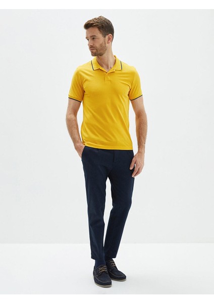 Basic Polo Yaka Kısa Kollu Pike Erkek Tişört modelleri