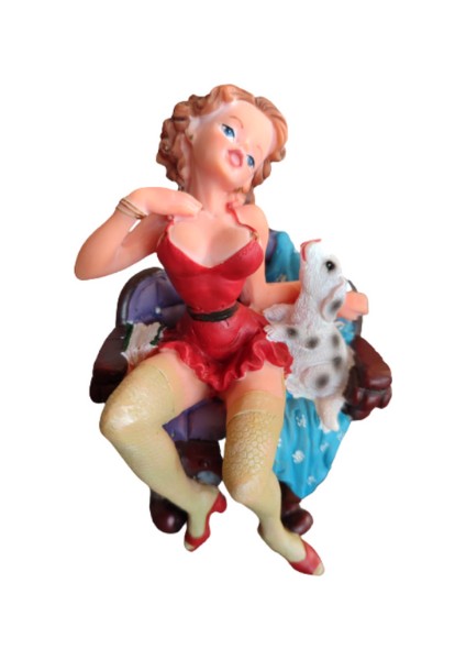 El Boyama Renkli Polyester Köpekli Bayan Biblo fiyatları