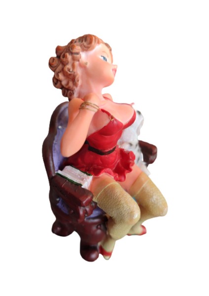 El Boyama Renkli Polyester Köpekli Bayan Biblo fırsatları