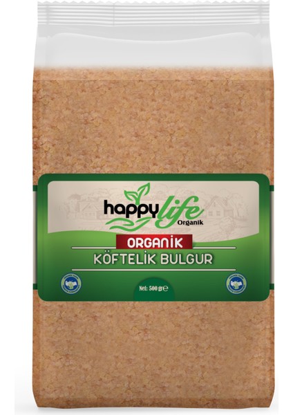 Happy Life Organik Köftelik Bulgur 500GR