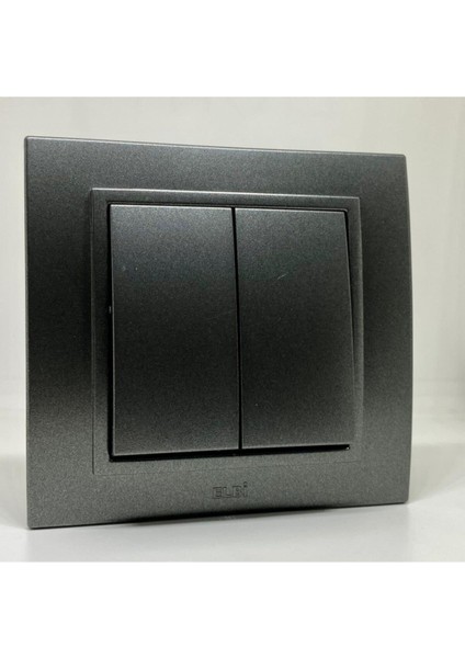 Zena Komütatör Ikili Anahtar Çerçeveli Füme fiyatları