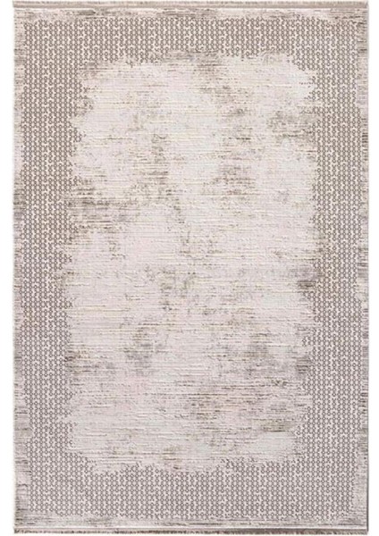 Çam Halı Naturel 1716 Bej Romans Halı Modern Desenli Makine Halısı