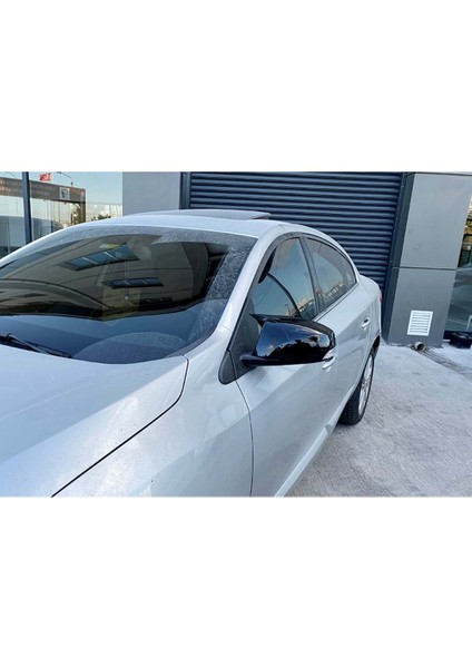 Renault Fluence Batman Yarasa Ayna Kapağı Piano Black / 2009-2016