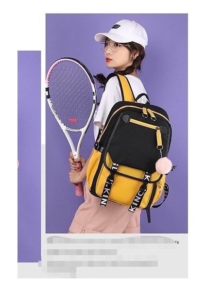 Su Geçirmez USB Bağlantı Noktalı Okul Sırt Çantası (Yurt Dışından) modelleri