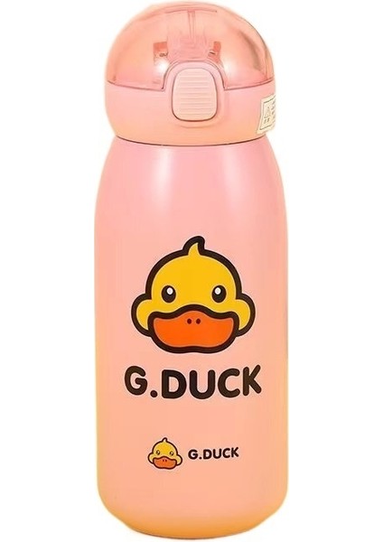 Küçük Sarı Ördek Çocuk Paslanmaz Çelik Çift Cidarlı Termos Bardak (Yurt Dışından)