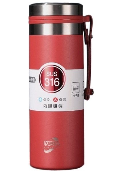 Paslanmaz Çelik Termos Çay Su Ayırma Çay Bardağı (Yurt Dışından)