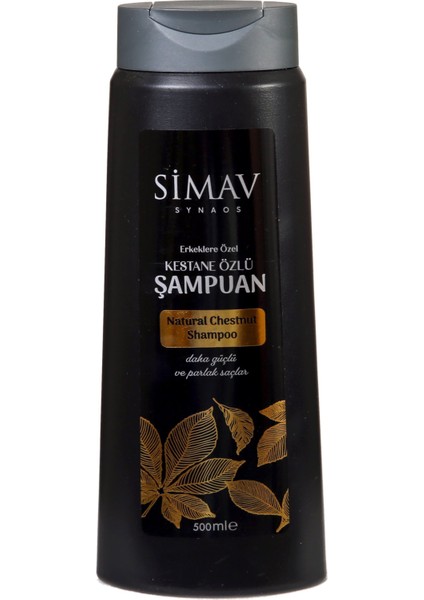 Erkeklere Özel Kestane Özlü ve Termal Sulu Şampuan - 500 ml