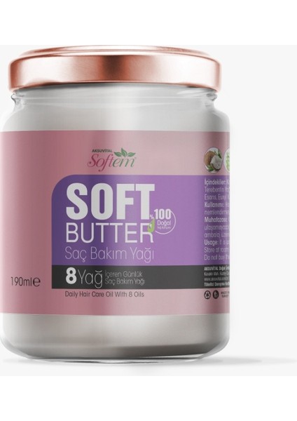 Softbutter Saç Bakım Yağı