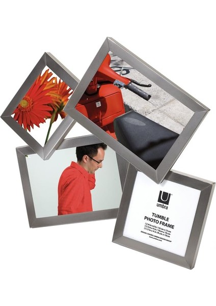 Resim Çerçevesi Mosh Acı Kahve, Gümüş , Hauteur 30 , Largeur 33 , Profondeur 10 , Fotoğr