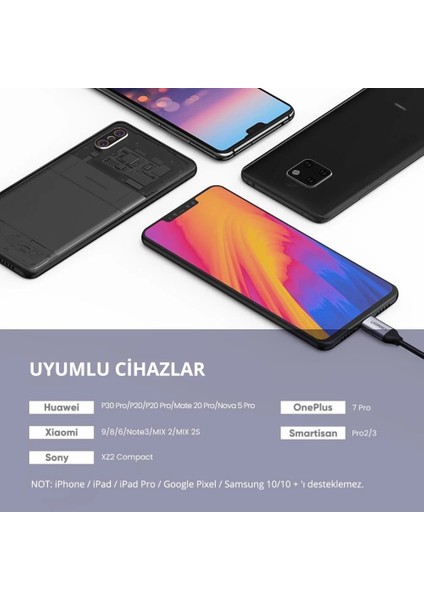 Type-C 3.5mm Kulaklık ve Şarj Dönüştürücü indirimleri