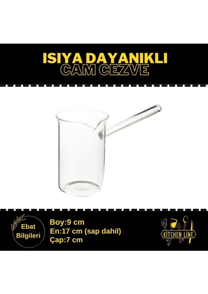 Borosilikat Ateşe Da Lı Cam Cezve FMA08534 fiyatları