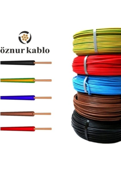 1,5 Mm² Nya Kablo 100 Metre Kahverengi