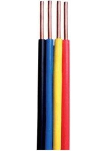 Öznur 1,5 mm Nya Kablo Tek Damar 5 Metre Mavi