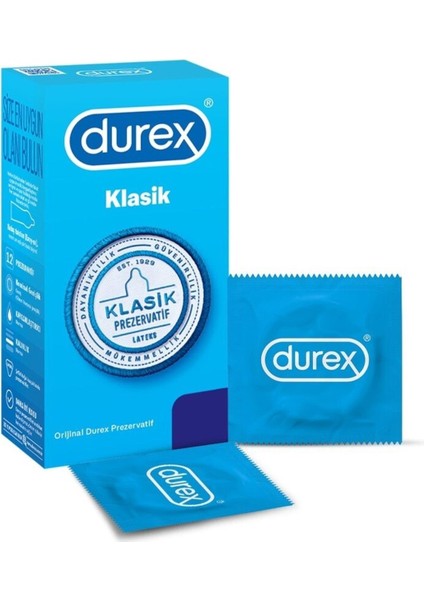 Durex Klasik Prezervatif 12'li fiyatları