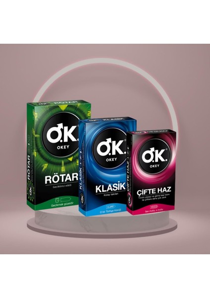 Bkvcenter Ok Rötar 10'lu Paket - Ok Klasik 10'lu Paket - Ok Çifte Haz 10'lu Paket