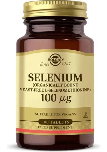 Selenium 100 Mcg 100 Tablet