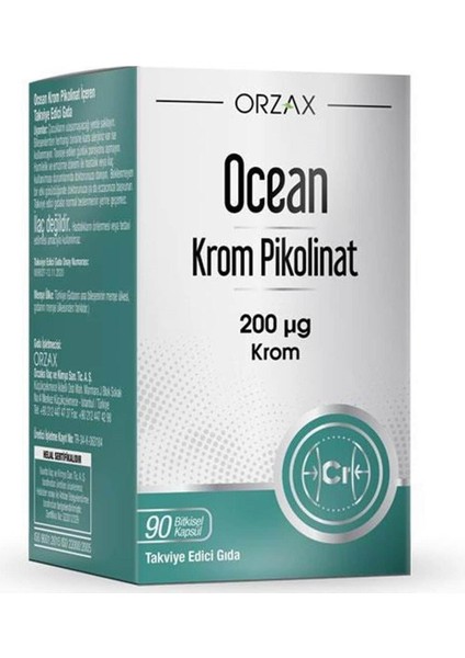 Ocean Krom Pikolinat 200 Mcg 90 Kapsül