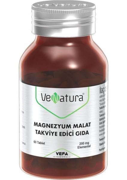 Magnezyum Malat 60 Tablet