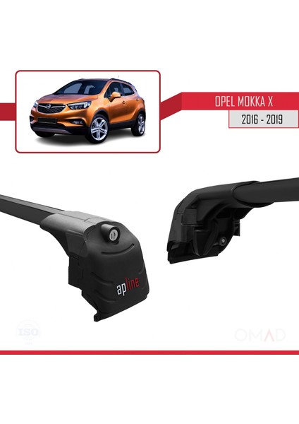 Opel Mokka x 2016-2020 Arası ile Uyumlu Ace-2 Ara Atkı Tavan Barı Siyah fırsatları