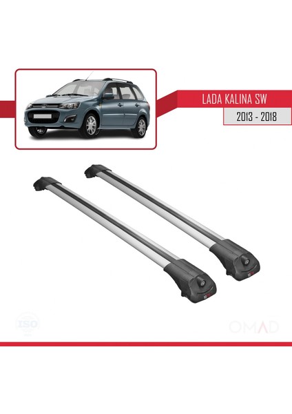 Lada Kalina Sw 2013-2018 Arası ile Uyumlu Ace-1 Ara Atkı Tavan Barı Gri modelleri