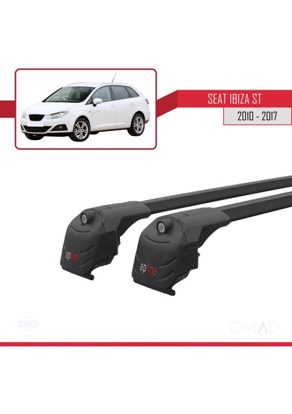 Seat Ibiza St 2010-2017 Arası ile Uyumlu Ace-2 Ara Atkı Tavan Barı Siyah