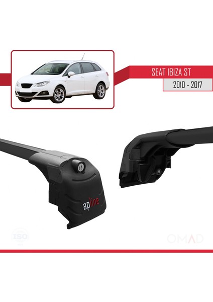 Seat Ibiza St 2010-2017 Arası ile Uyumlu Ace-2 Ara Atkı Tavan Barı Siyah