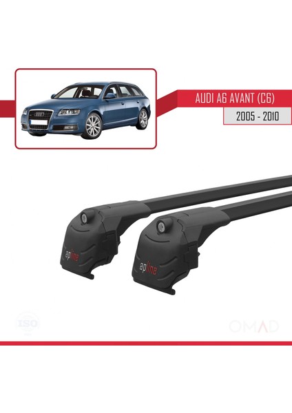 Audi A6 Avant (C6) 2005-2010 Arası ile Uyumlu Ace-2 Ara Atkı Tavan Barı Siyah modelleri