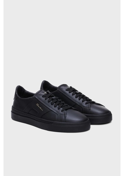 Logolu Hakiki Deri Sneaker Ayakkabı Erkek Ayakkabı MBGT21779NEORXWHN01