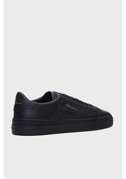 Logolu Hakiki Deri Sneaker Ayakkabı Erkek Ayakkabı MBGT21779NEORXWHN01
