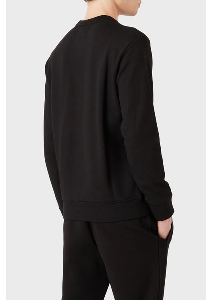 Logolu Bisiklet Yaka Pamuklu Regular Fit Sweat Erkek Sweat 8N1MR6 1jrız F009 fiyatları