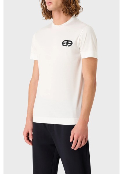 Pamuk Karışımlı Regular Fit Bisiklet Yaka T Shirt Erkek T Shirt 8N1TF5 1juvz 0101