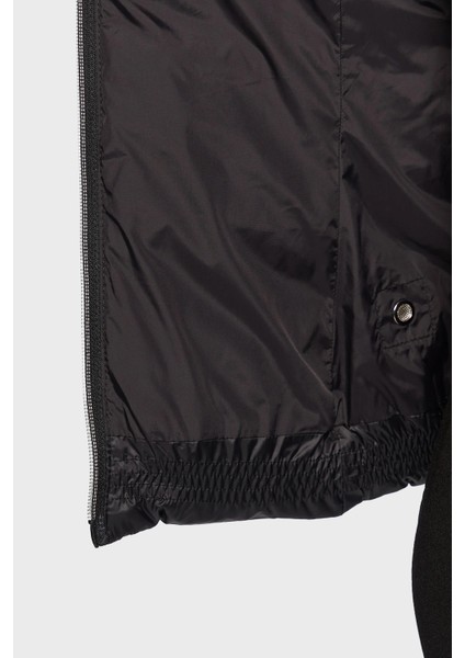 Regular Fit Fermuarlı Kapüşonlu Şişme Mont Bayan Mont 6LTB03 TN88Z 1200 indirimleri