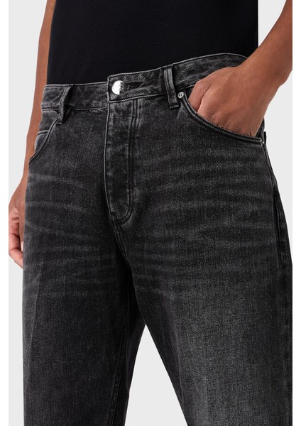 J69 Streç Pamuklu Düşük Bel Loose Fit Boru Paça Jeans Erkek Kot Pantolon 6R1J69 1dqvz 0006