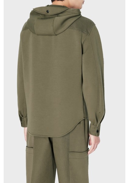 Pamuklu Relaxed Fit Çift Cepli Kapüşonlu Erkek Gömlek 6rzcl1 Z196Z 1784