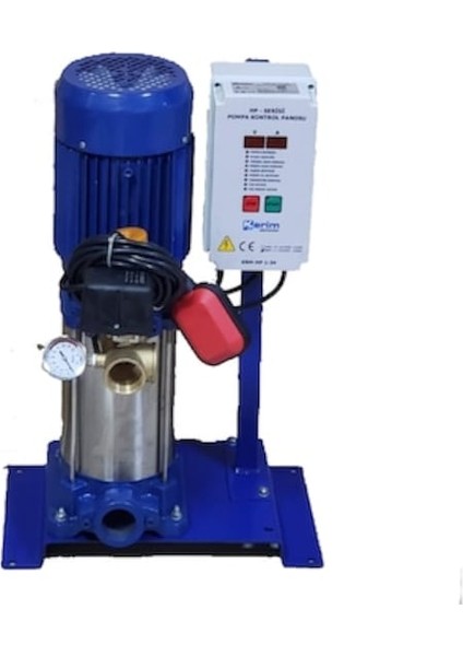 Bestpump 3.5 HP-380V- 9 Kademeli Dikey Milli Su Pompası-Panolu Hidrofor Paket Pompa