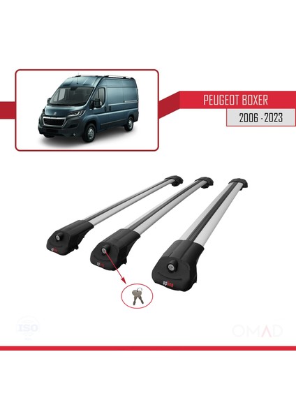 Peugeot Boxer 2006 ve Sonrası ile Uyumlu Ace-1 Ara Atkı Tavan Barı Gri 3 Adet Bar fırsatları