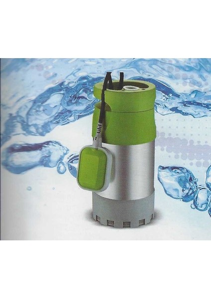 1.2 HP-220V-Dalgıç Drenaj Temiz Su Pompası-Flatör+10MT Kablo