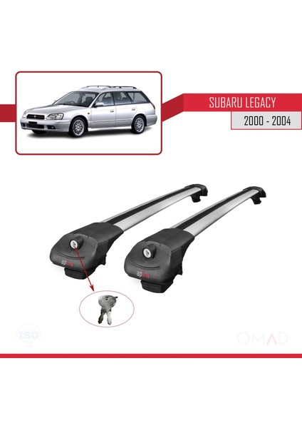 Subaru Legacy 2000-2004 Arası ile Uyumlu Ace-1 Ara Atkı Tavan Barı Gri fırsatları