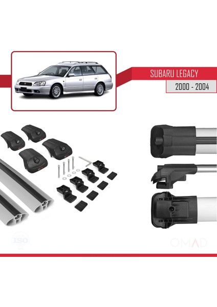 Subaru Legacy 2000-2004 Arası ile Uyumlu Ace-1 Ara Atkı Tavan Barı Gri indirimleri
