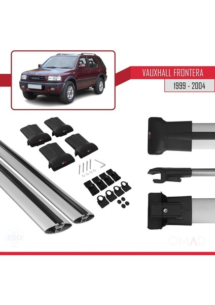 Vauxhall Frontera 1999-2004 Arası ile Uyumlu Fly Model Ara Atkı Tavan Barı Gri indirimleri