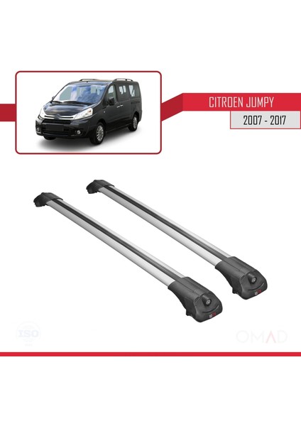 Citroen Jumpy 2007-2017 Arası ile Uyumlu Ace-1 Ara Atkı Tavan Barı Gri modelleri