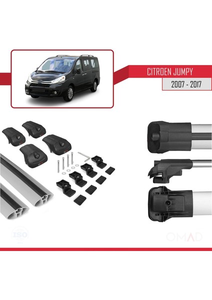Citroen Jumpy 2007-2017 Arası ile Uyumlu Ace-1 Ara Atkı Tavan Barı Gri indirimleri