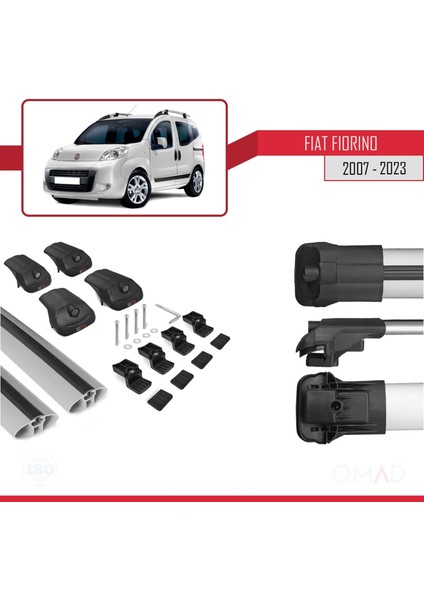 Fiat Fiorino 2007 ve Sonrası ile Uyumlu Ace-1 Ara Atkı Tavan Barı Gri indirimleri