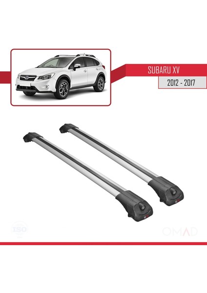Subaru Xv 2012-2017 Arası ile Uyumlu Ace-1 Ara Atkı Tavan Barı Gri modelleri