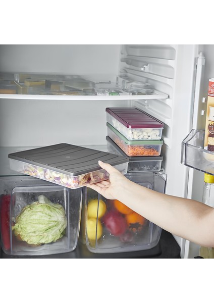 Selka Home Nora 2'li Büyük Boy 2.5 Lt Saklama Kabı