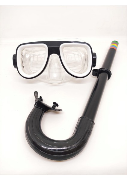 Şnorkel Set Sarı Dalış Maskesi Seti