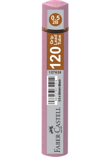 Faber Castell Grıp Min 2b 60 mm Kalem Ucu 120 Li 1 Adet Tüp 0.5 Rose Shadow