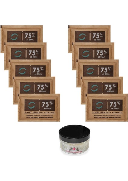 75 60G Humidor Puro Kutusu Nemlendirici 10LU Paket