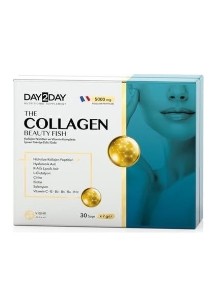 The Collagen Beauty Fish Kollajen 30 Saşe X 7 Gr