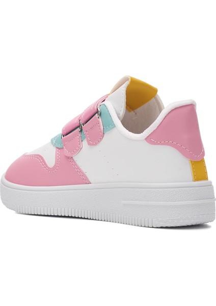 Günlük Kız Erkek Çocuk Spor Ayakkabı Sneaker Cırtlı Çift Şeritli Rahat Hafif ZL001